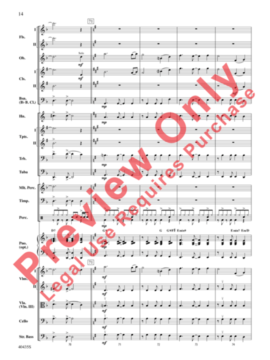 Let Me Be Your Star Let Me Be Your Star Full Orchestra scores gallery preview page 15
