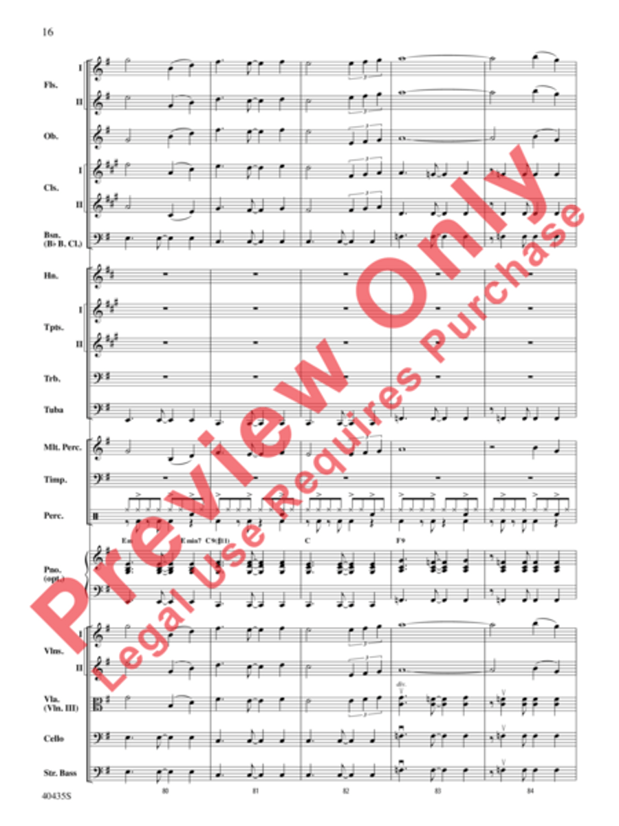 Let Me Be Your Star Let Me Be Your Star Full Orchestra scores gallery preview page 17