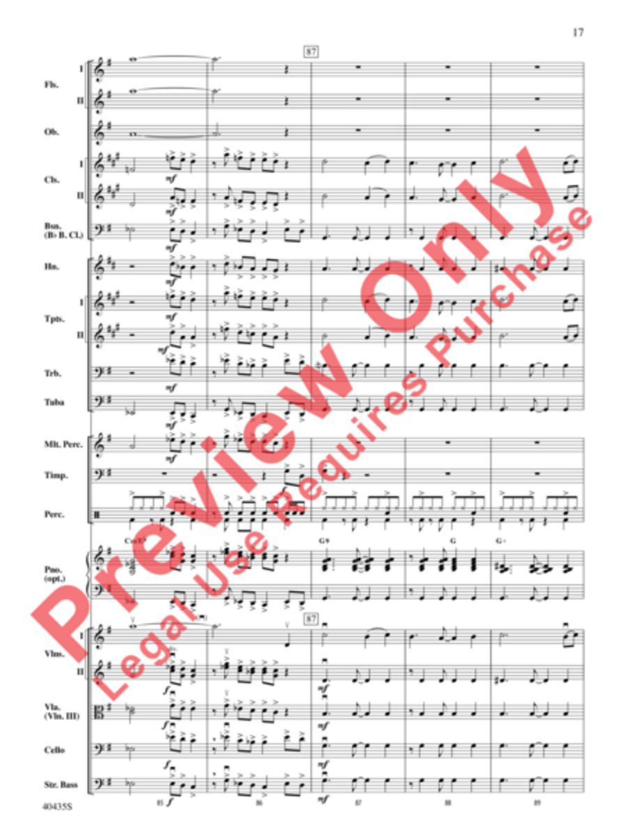 Let Me Be Your Star Let Me Be Your Star Full Orchestra scores gallery preview page 18
