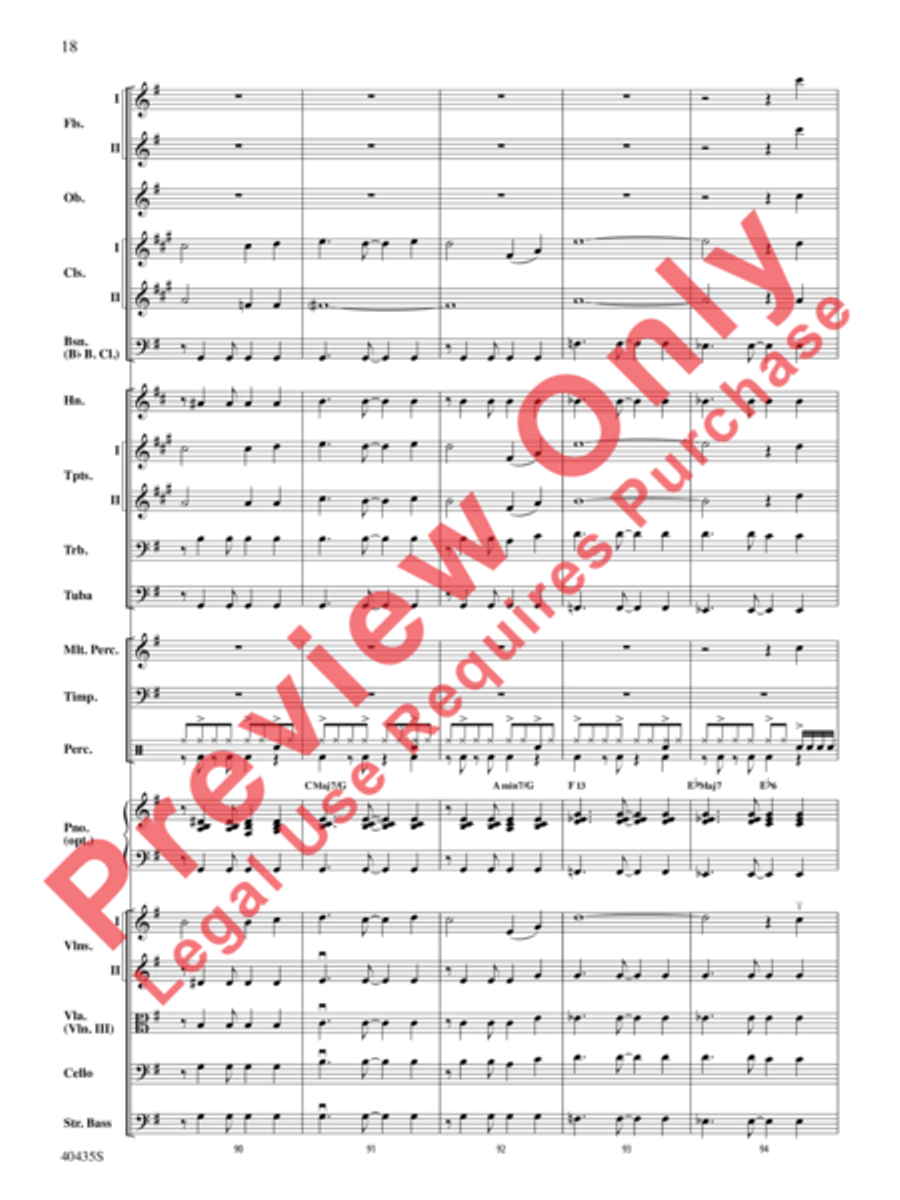 Let Me Be Your Star Let Me Be Your Star Full Orchestra scores gallery preview page 19