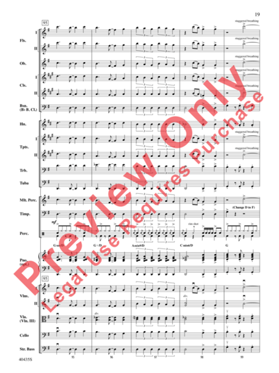 Let Me Be Your Star Let Me Be Your Star Full Orchestra scores gallery preview page 20