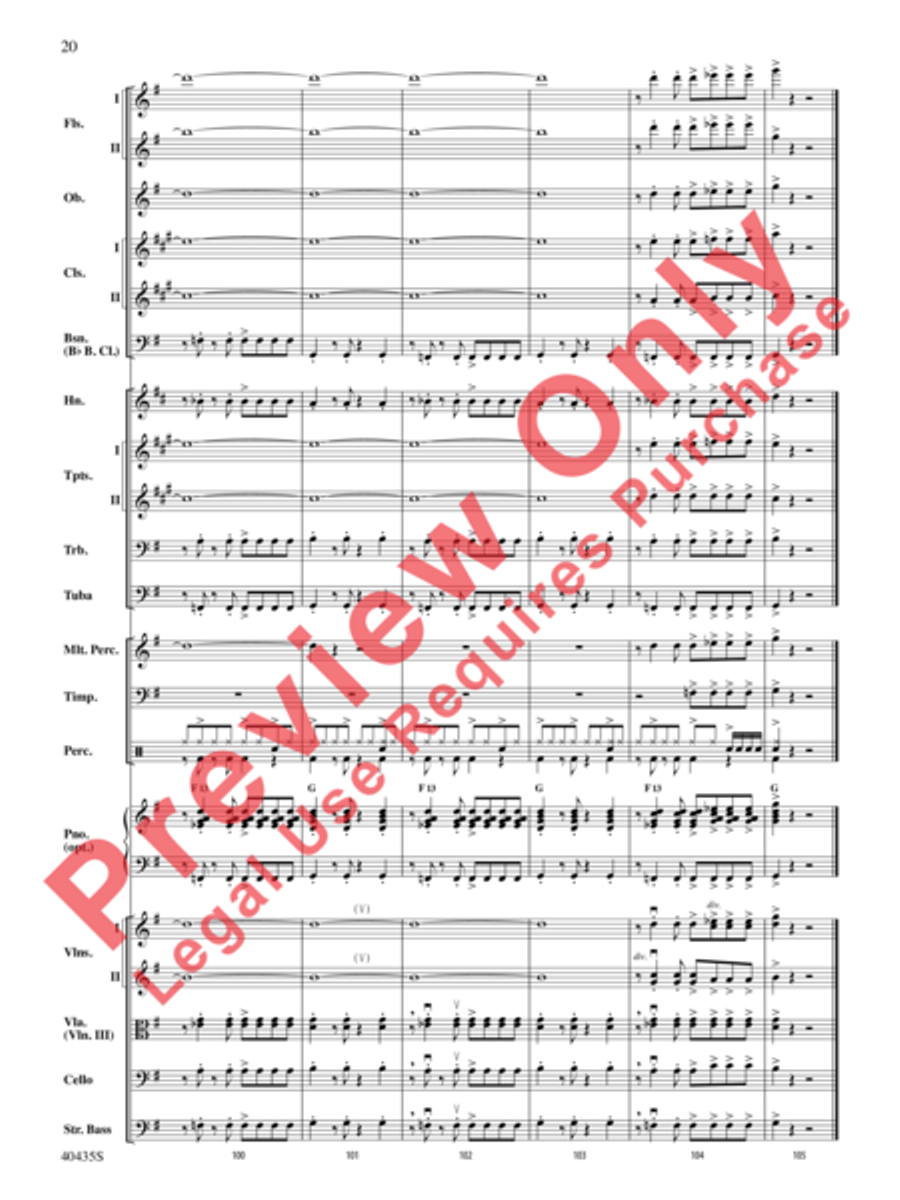 Let Me Be Your Star Let Me Be Your Star Full Orchestra scores gallery preview page 21