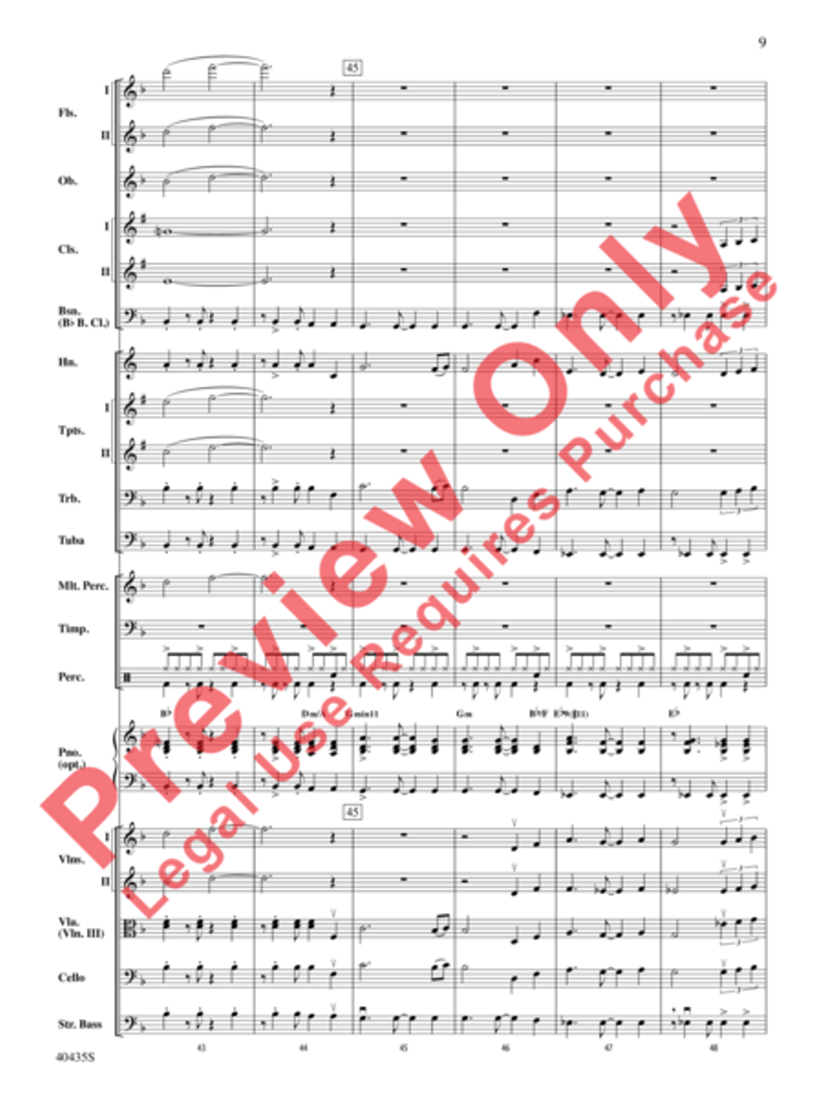 Let Me Be Your Star Let Me Be Your Star Full Orchestra scores gallery preview page 10