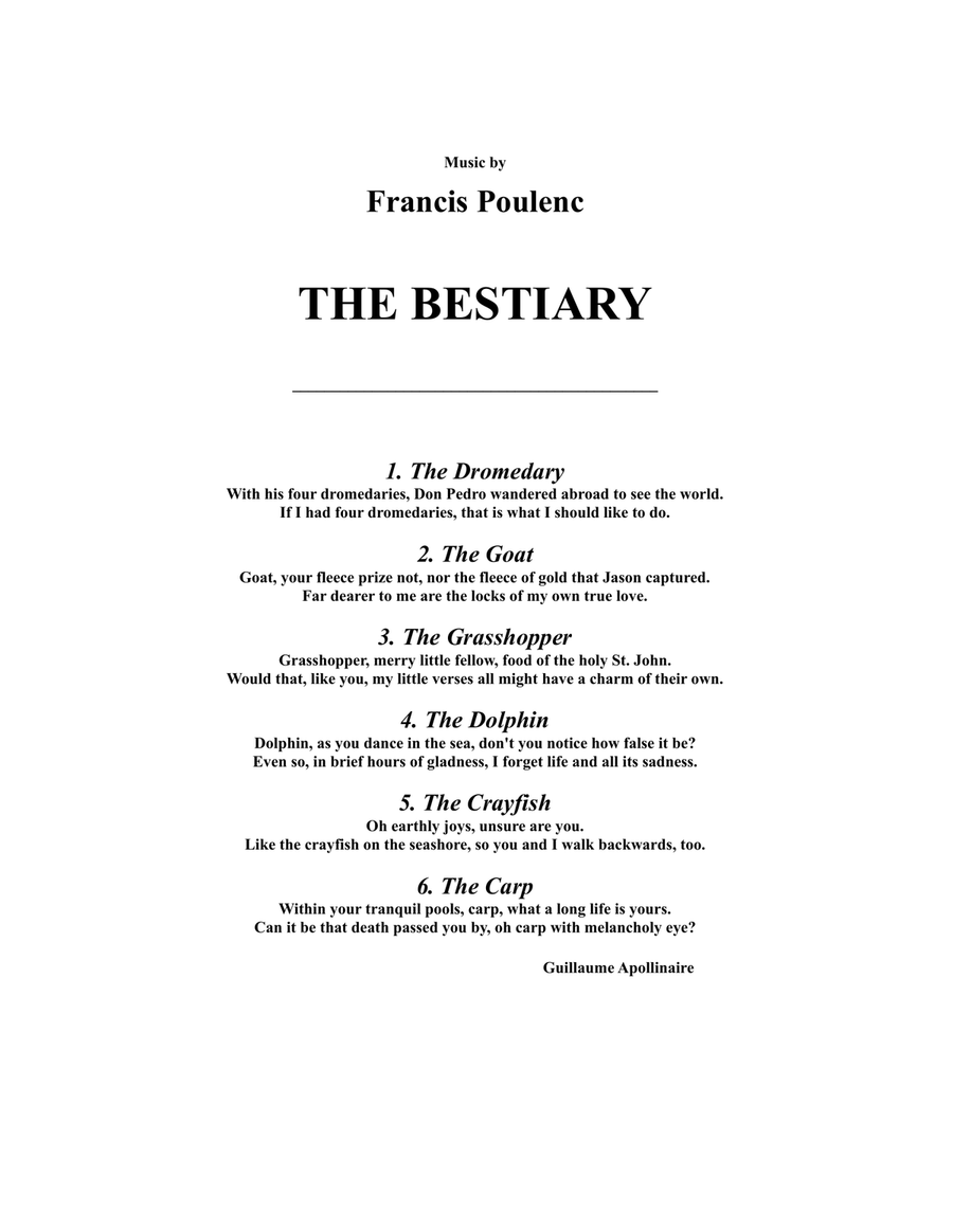 The Bestiary for Euphonium and Piano Euphonium scores gallery preview page 2