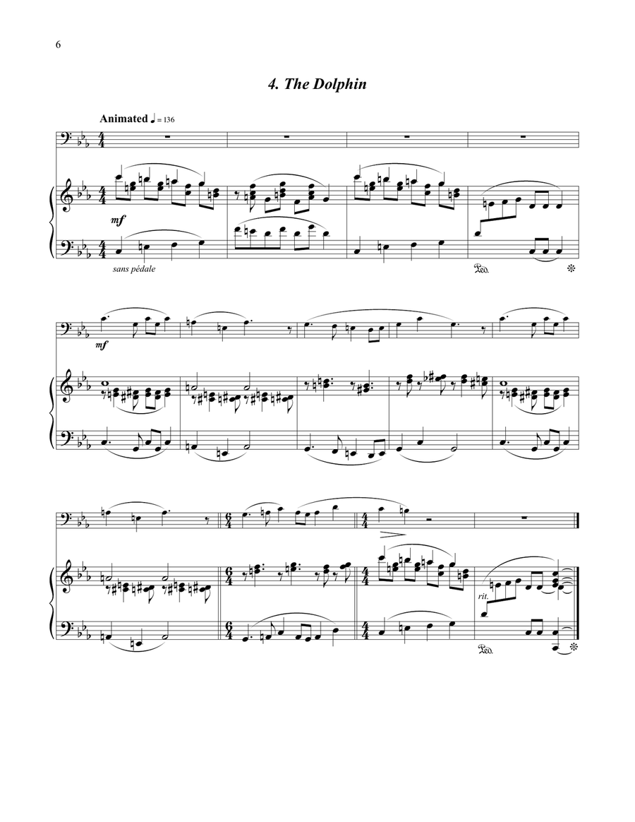 The Bestiary for Euphonium and Piano Euphonium scores gallery preview page 5