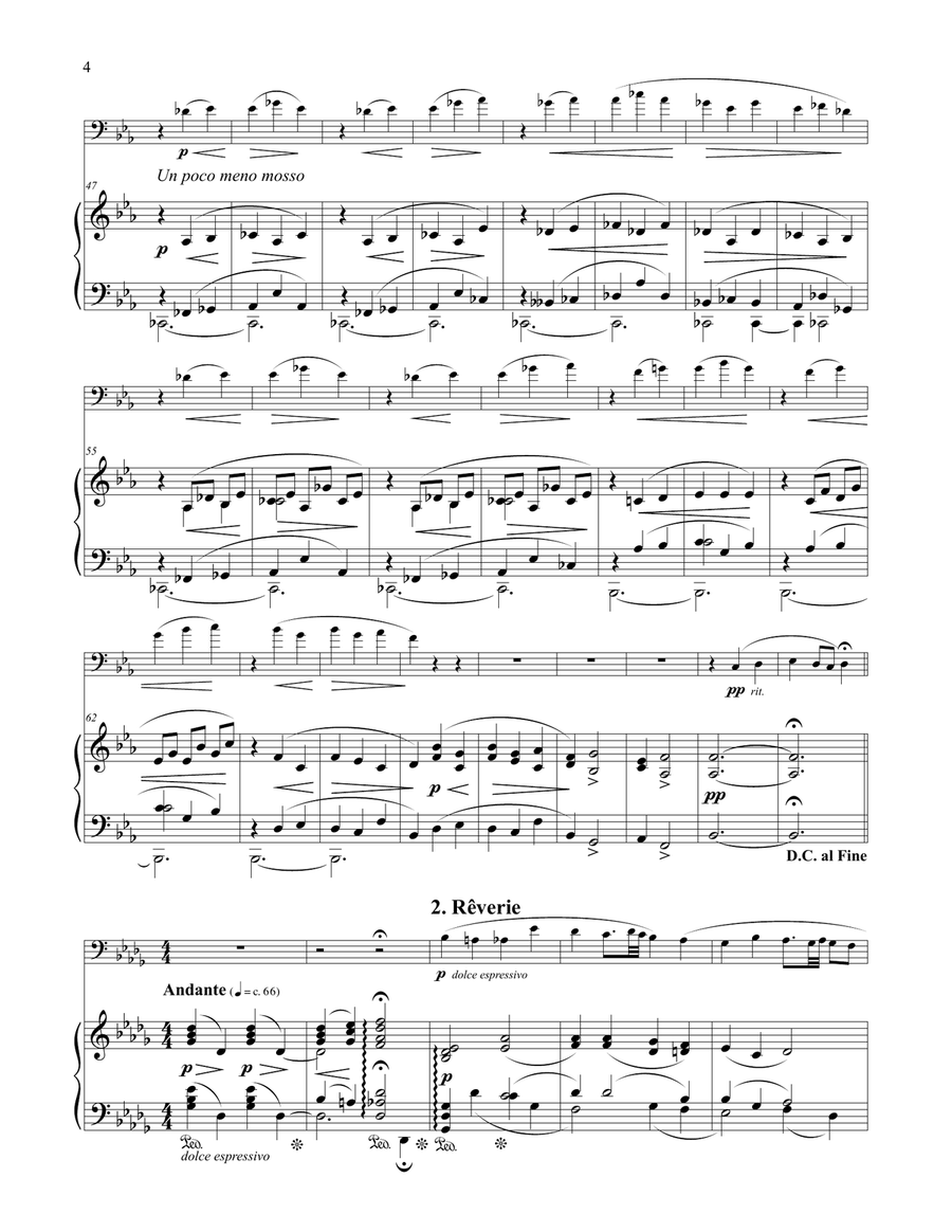 Petite Suite for Euphonium & Piano Euphonium scores gallery preview page 6