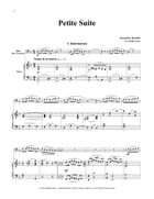 Petite Suite for Tuba or Bass Trombone & Piano Bass Trombone scores gallery preview page 4