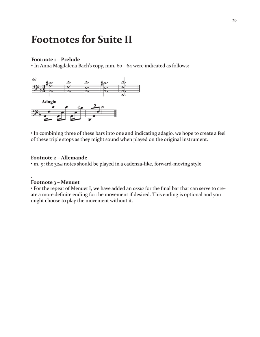 Suites I-IV for Unaccompanied Cello / Performance edition for Trombone Trombone scores gallery preview page 9