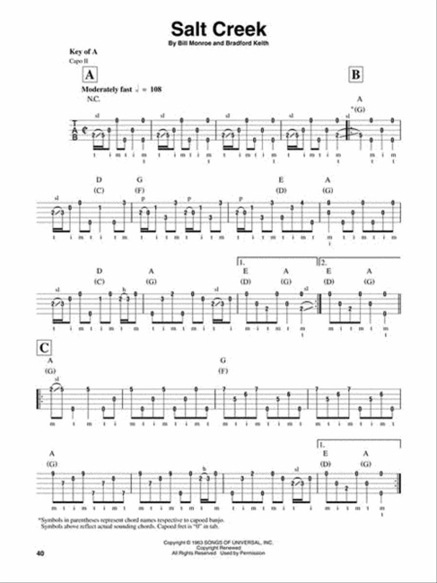 Bluegrass Acoustic Guitar scores gallery preview page 6