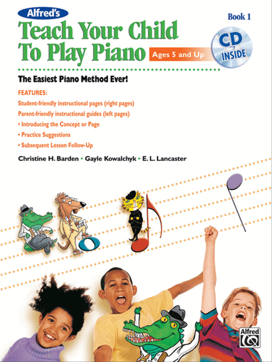 Alfred's Teach Your Child to Play Piano, Book 1 Piano Method scores gallery preview page 1