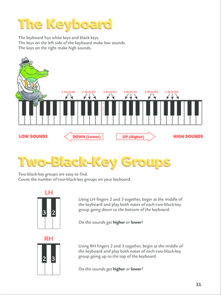 Alfred's Teach Your Child to Play Piano, Book 1 Piano Method scores gallery preview page 4