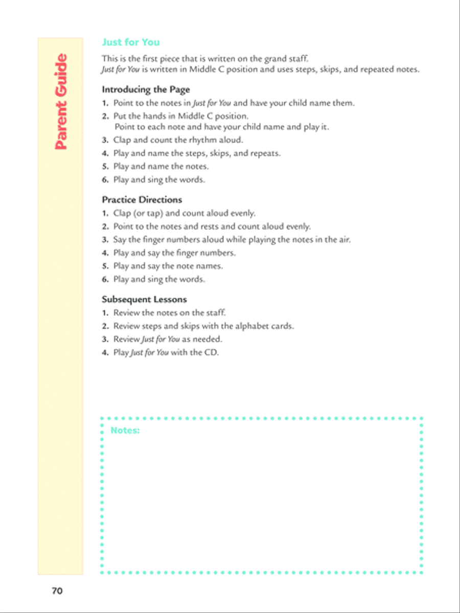 Alfred's Teach Your Child to Play Piano, Book 1 Piano Method scores gallery preview page 7