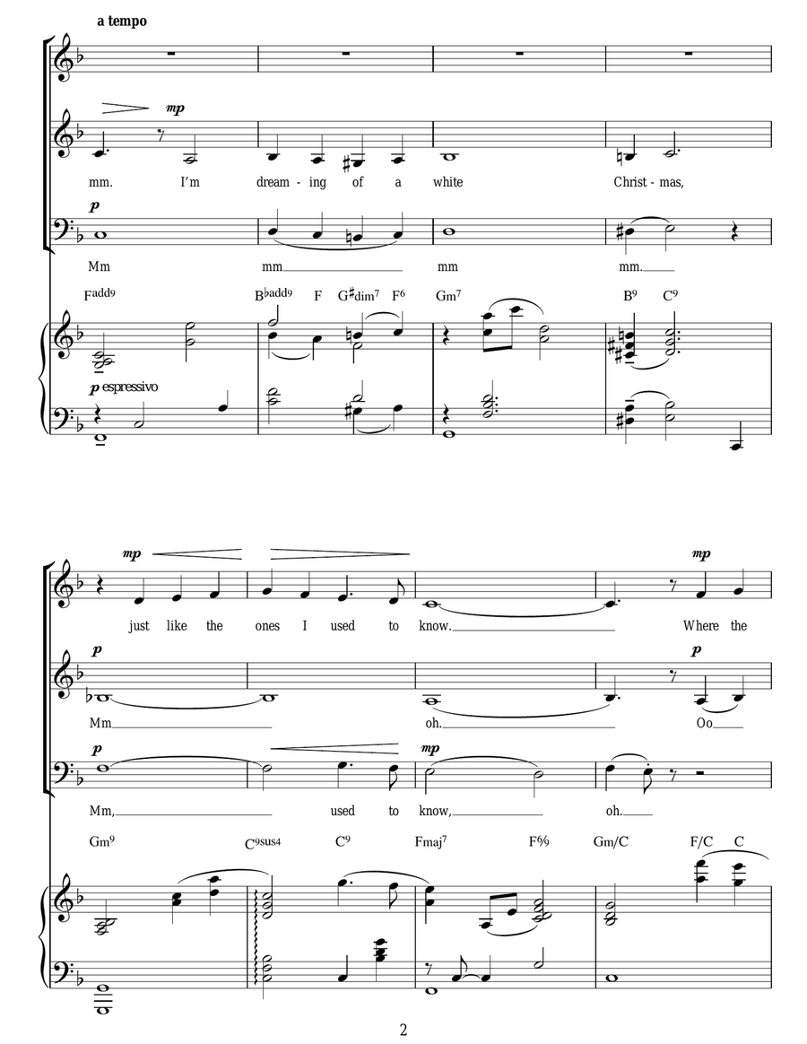 White Christmas (arr. Christopher Hussey) Acoustic Guitar scores gallery preview page 2