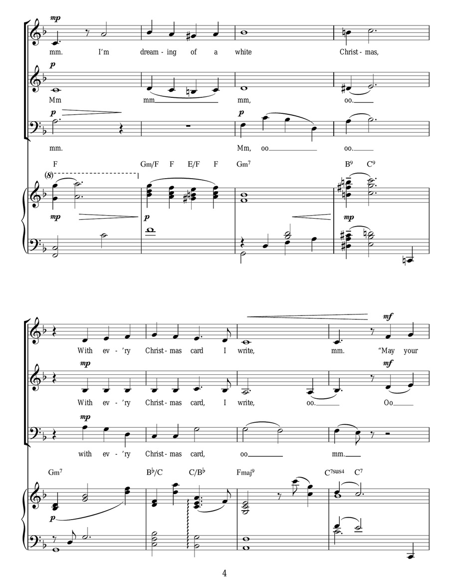 White Christmas (arr. Christopher Hussey) Acoustic Guitar scores gallery preview page 4