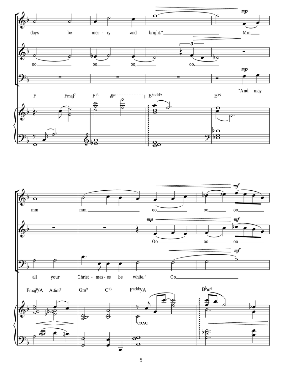White Christmas (arr. Christopher Hussey) Acoustic Guitar scores gallery preview page 5