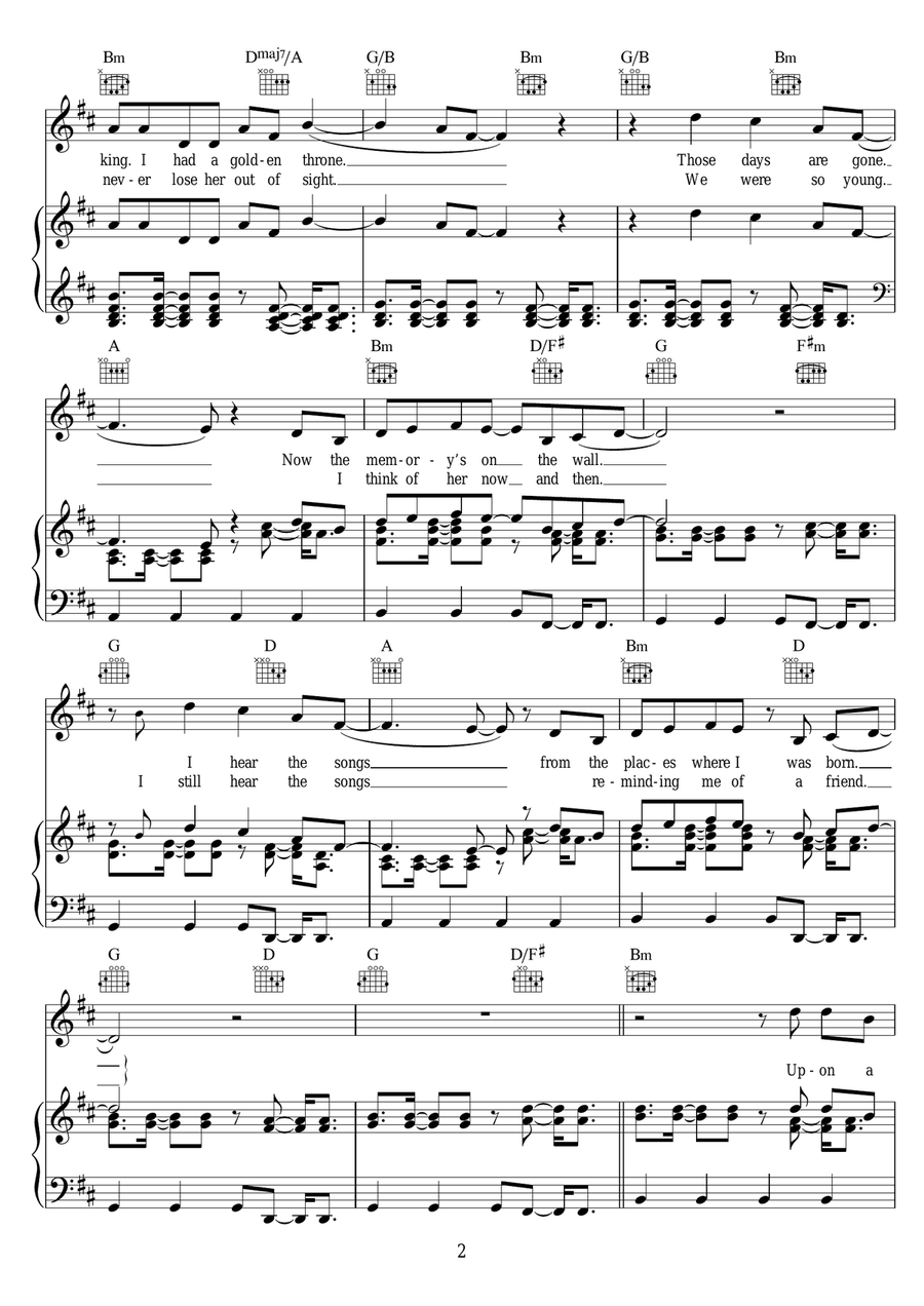 Don't You Worry Child Don't You Worry Child Acoustic Guitar scores gallery preview page 2