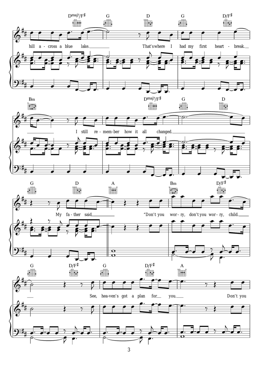 Don't You Worry Child Don't You Worry Child Acoustic Guitar scores gallery preview page 3