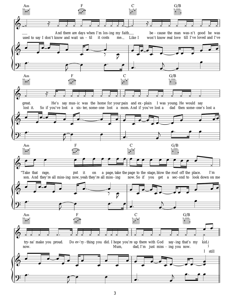 If You Could See Me Now If You Could See Me Now Acoustic Guitar scores gallery preview page 3