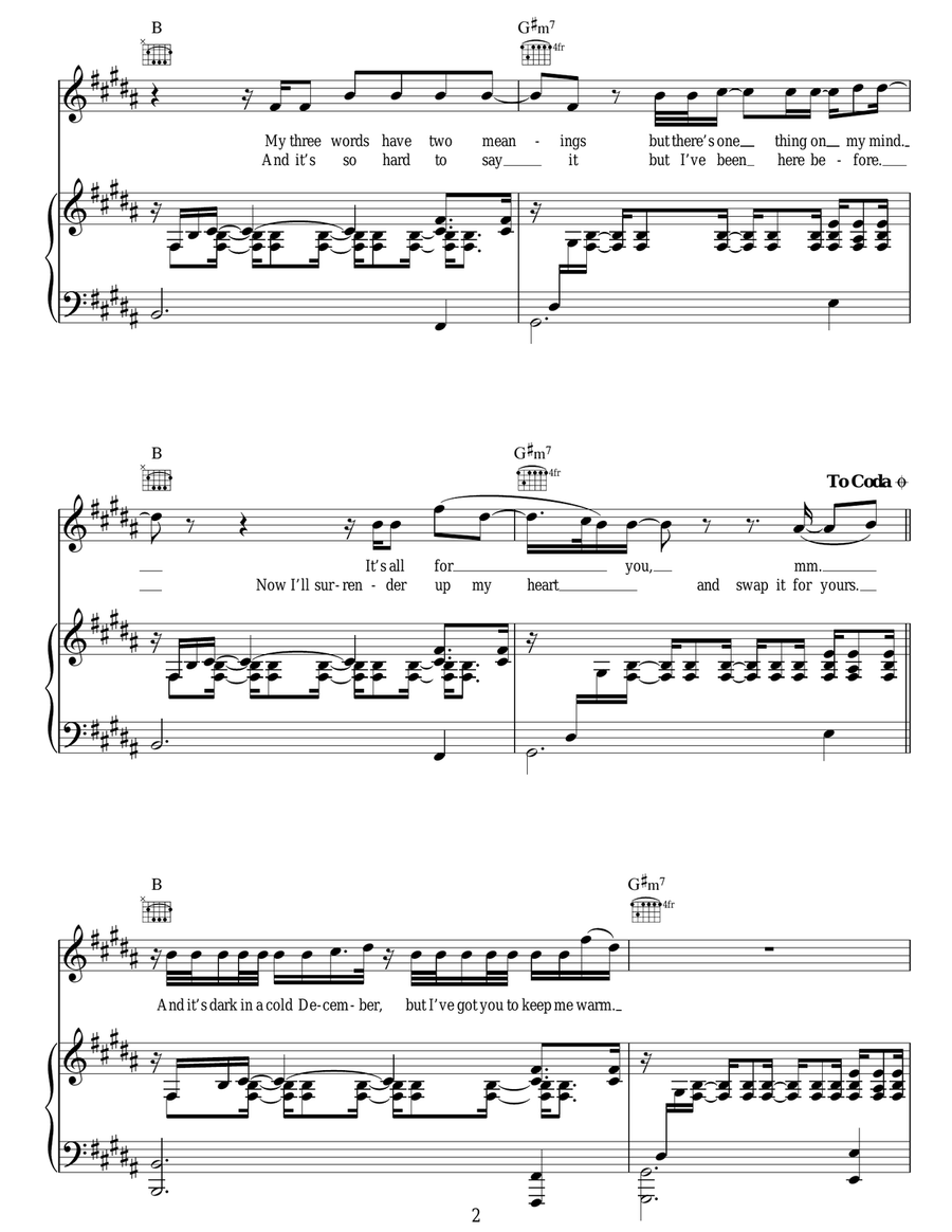 Lego House Lego House Acoustic Guitar scores gallery preview page 2