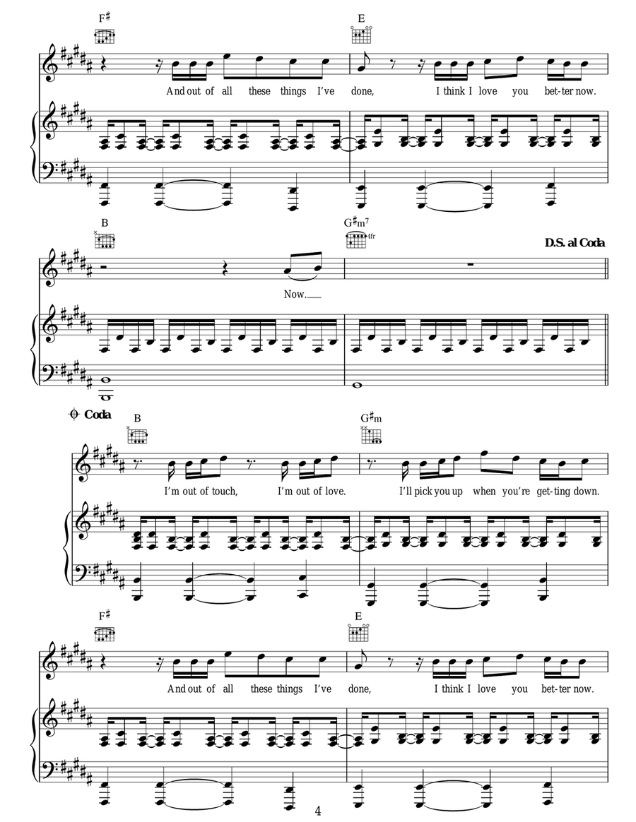 Lego House Lego House Acoustic Guitar scores gallery preview page 4