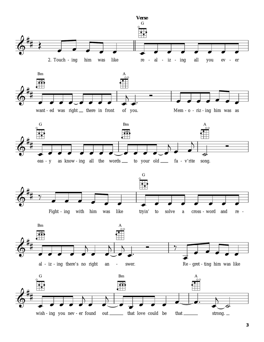 Red Red Ukulele scores gallery preview page 3