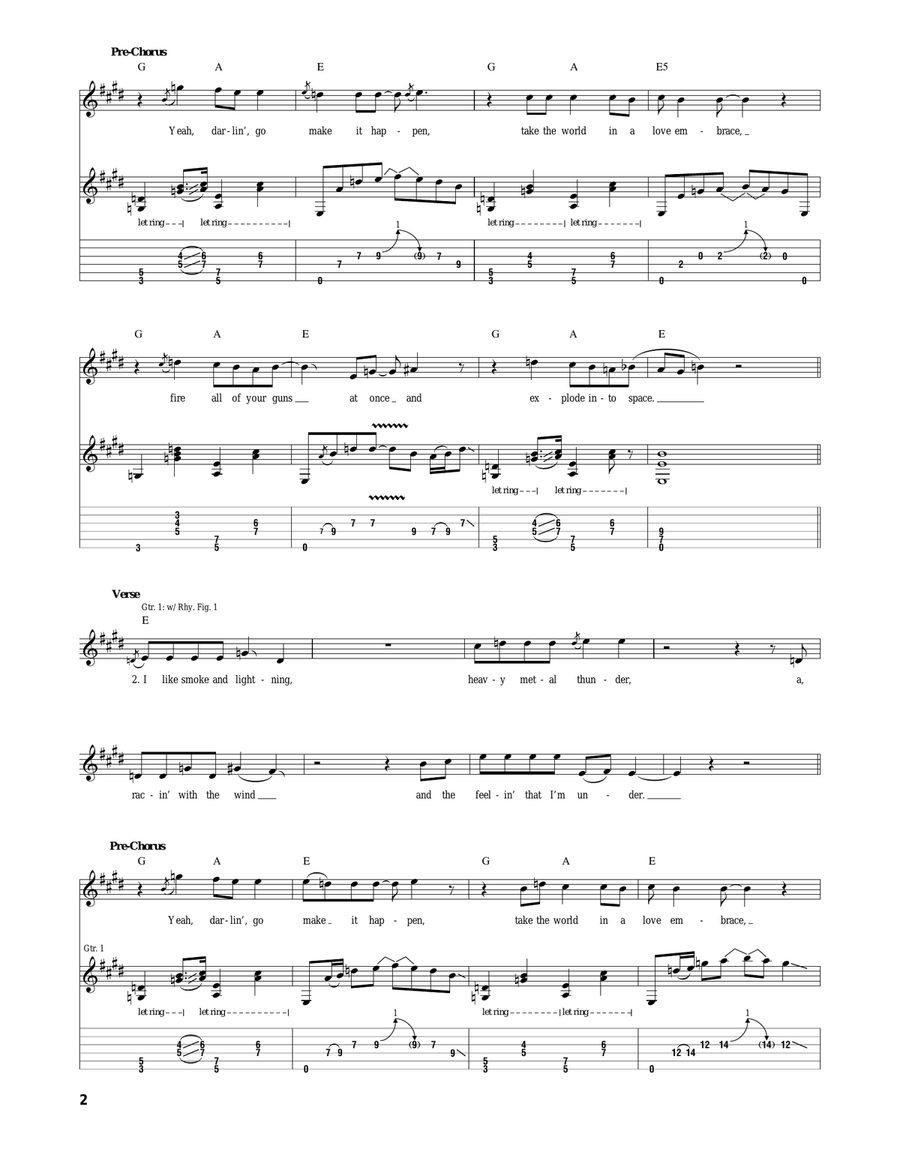 Born To Be Wild Born To Be Wild Acoustic Guitar scores gallery preview page 2