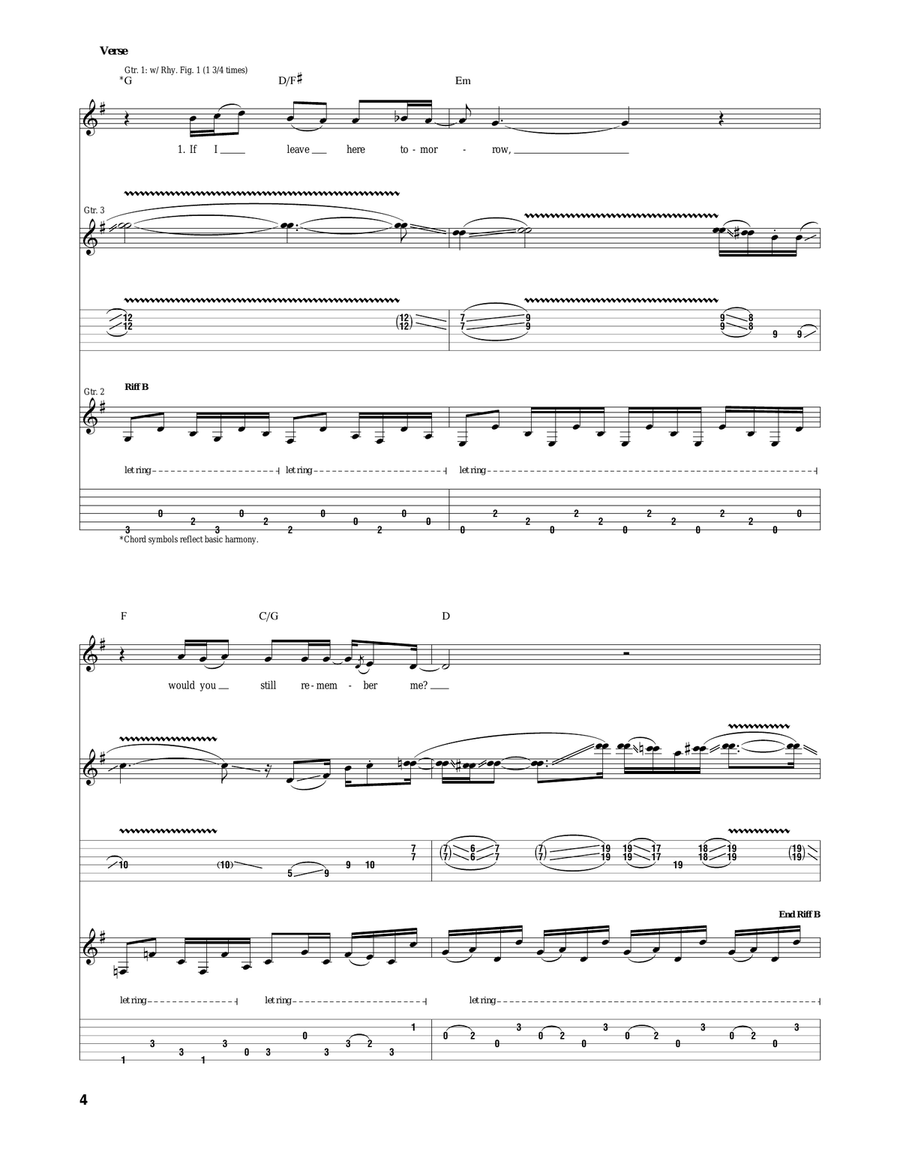 Free Bird Free Bird Acoustic Guitar scores gallery preview page 4