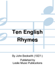 Ten English Rhymes