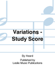 Variations - Study Score