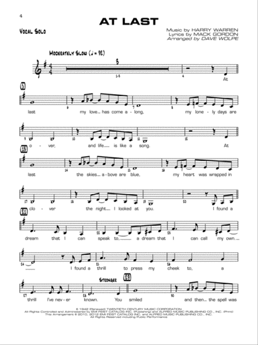 Singin' with the Jazz Combo Jazz Ensemble scores gallery preview page 3