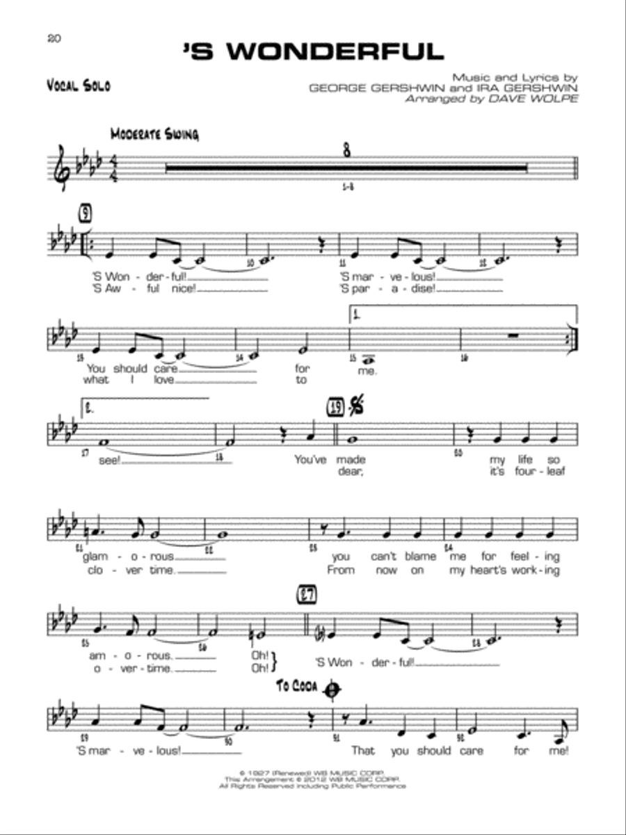 Singin' with the Jazz Combo Jazz Ensemble scores gallery preview page 4