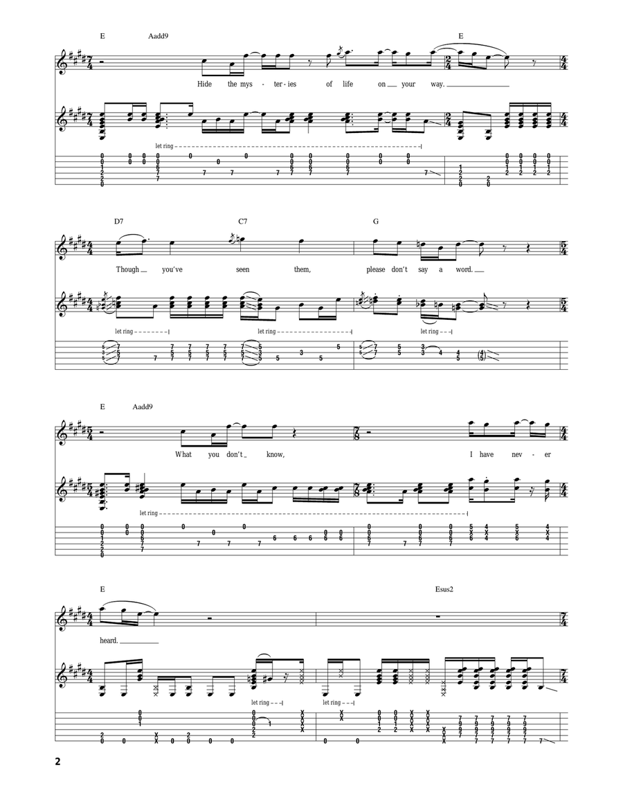 Starship Trooper Starship Trooper Acoustic Guitar scores gallery preview page 2