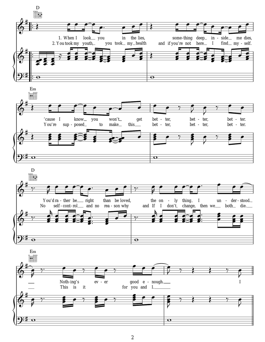 Different Different Acoustic Guitar scores gallery preview page 2