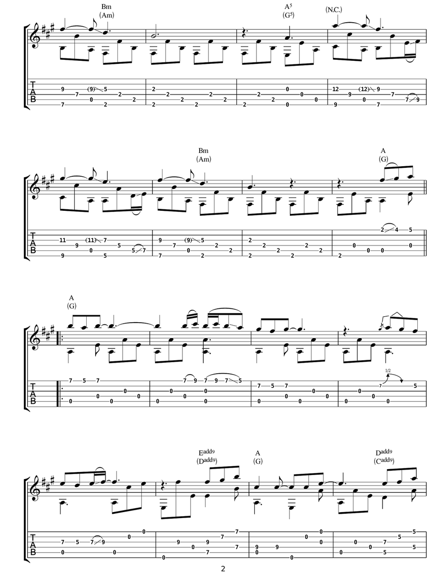 The Ice Miner The Ice Miner Acoustic Guitar scores gallery preview page 2