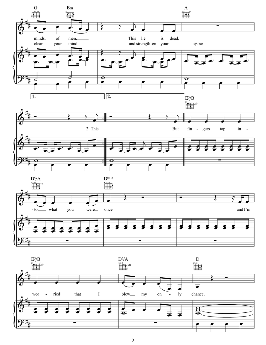 Whispers In The Dark Whispers In The Dark Acoustic Guitar scores gallery preview page 2