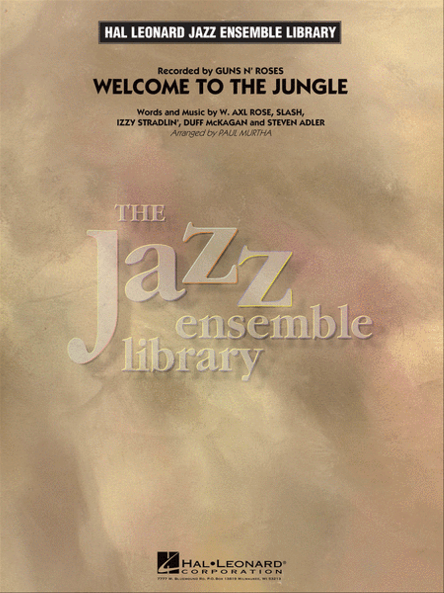 Welcome to the Jungle Welcome to the Jungle Jazz Ensemble scores gallery preview page 1