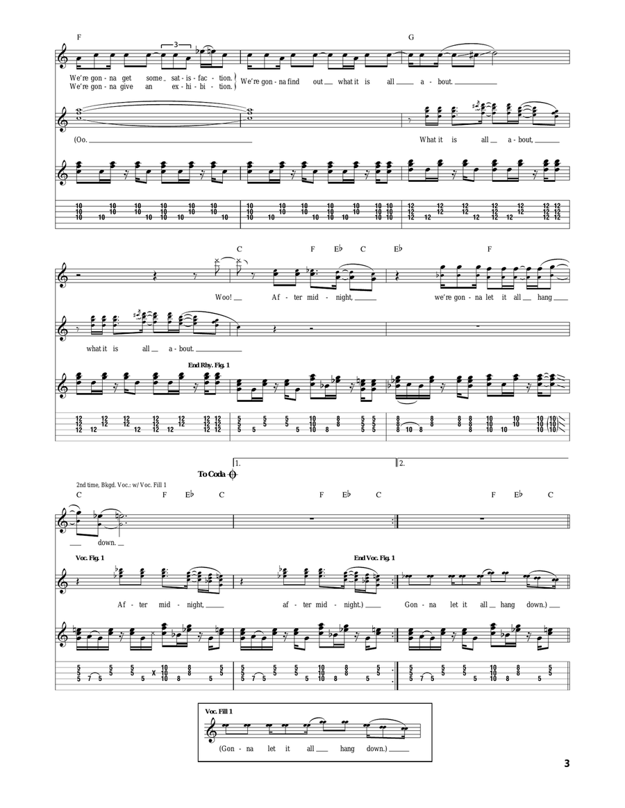 After Midnight After Midnight Acoustic Guitar scores gallery preview page 3