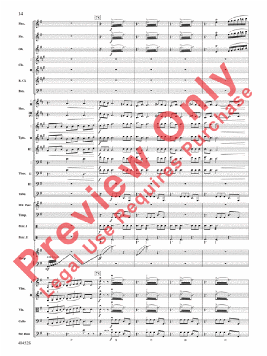 The Complete Harry Potter Full Orchestra scores gallery preview page 15