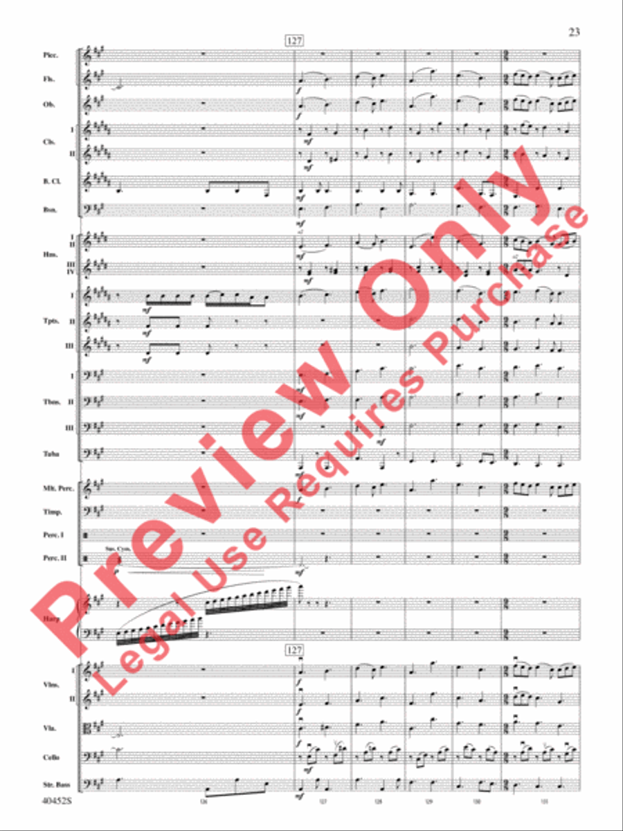 The Complete Harry Potter Full Orchestra scores gallery preview page 24