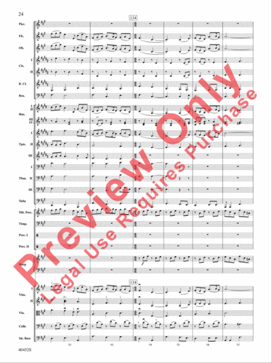 The Complete Harry Potter Full Orchestra scores gallery preview page 25