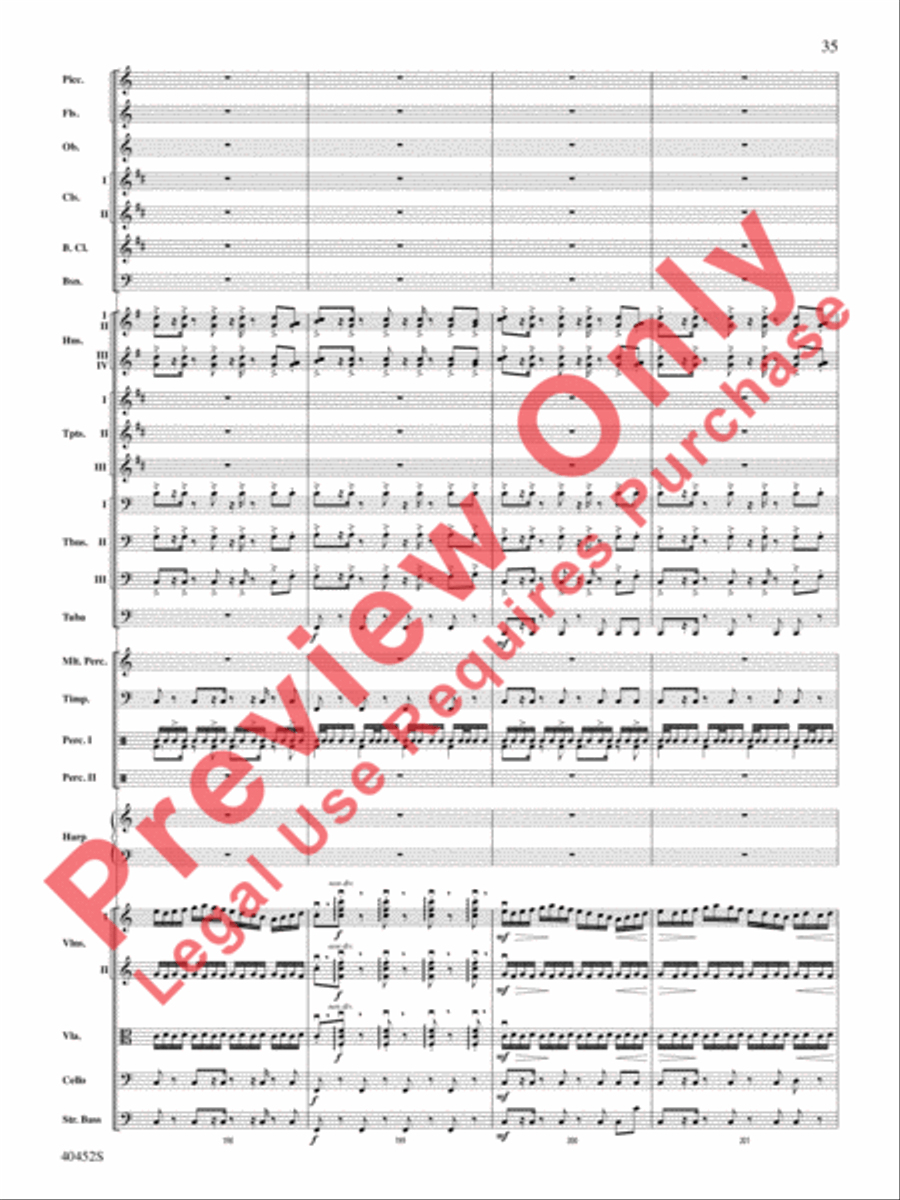 The Complete Harry Potter Full Orchestra scores gallery preview page 36
