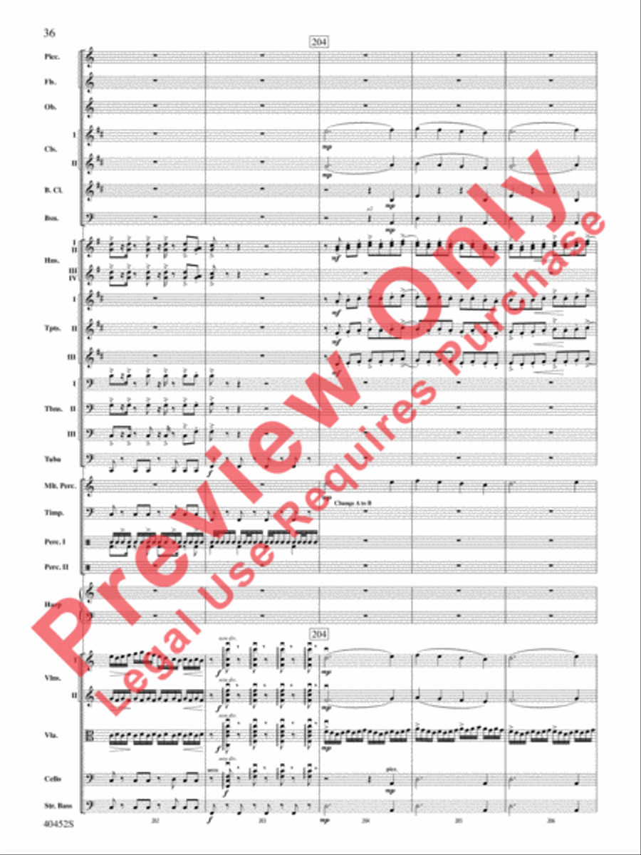 The Complete Harry Potter Full Orchestra scores gallery preview page 37