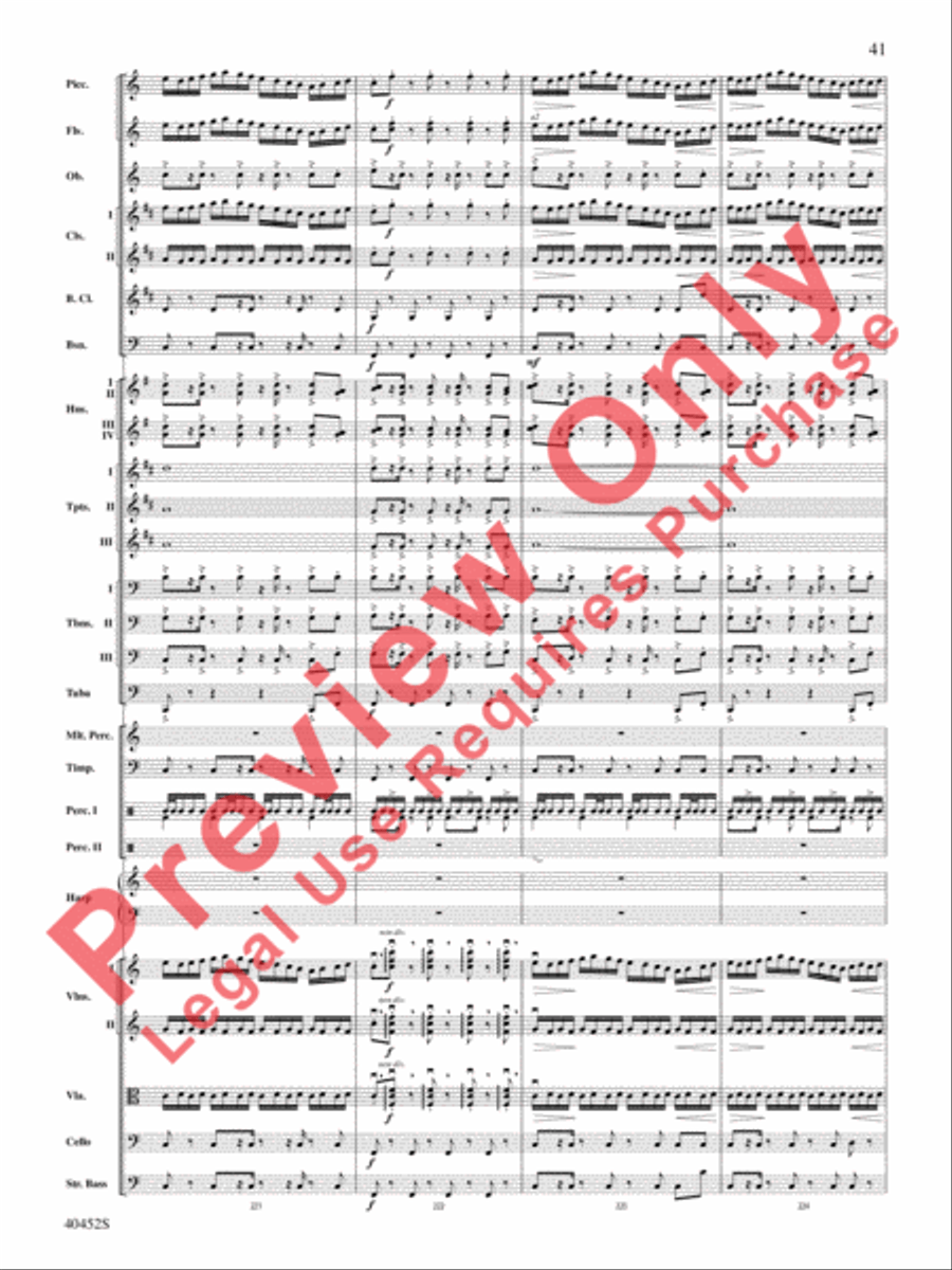 The Complete Harry Potter Full Orchestra scores gallery preview page 42