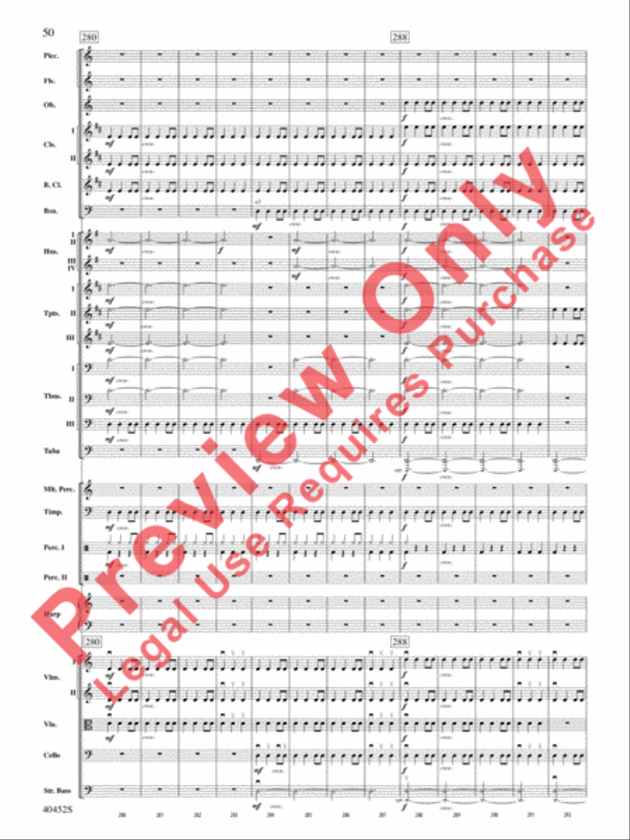 The Complete Harry Potter Full Orchestra scores gallery preview page 51