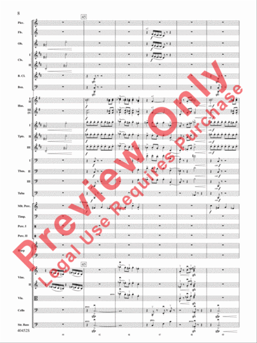 The Complete Harry Potter Full Orchestra scores gallery preview page 9