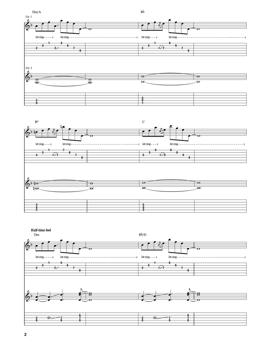 Hangar 18 Hangar 18 Electric Guitar scores gallery preview page 2