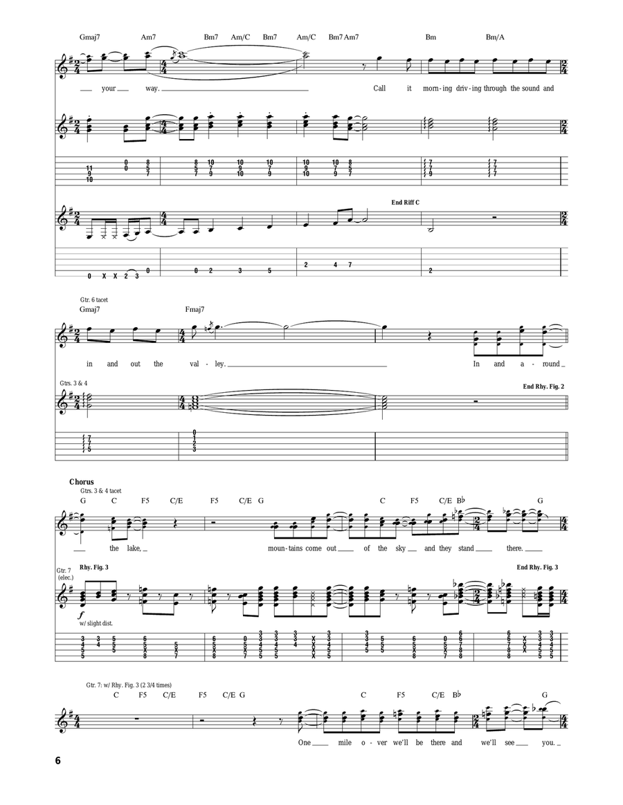 Roundabout Roundabout Acoustic Guitar scores gallery preview page 6