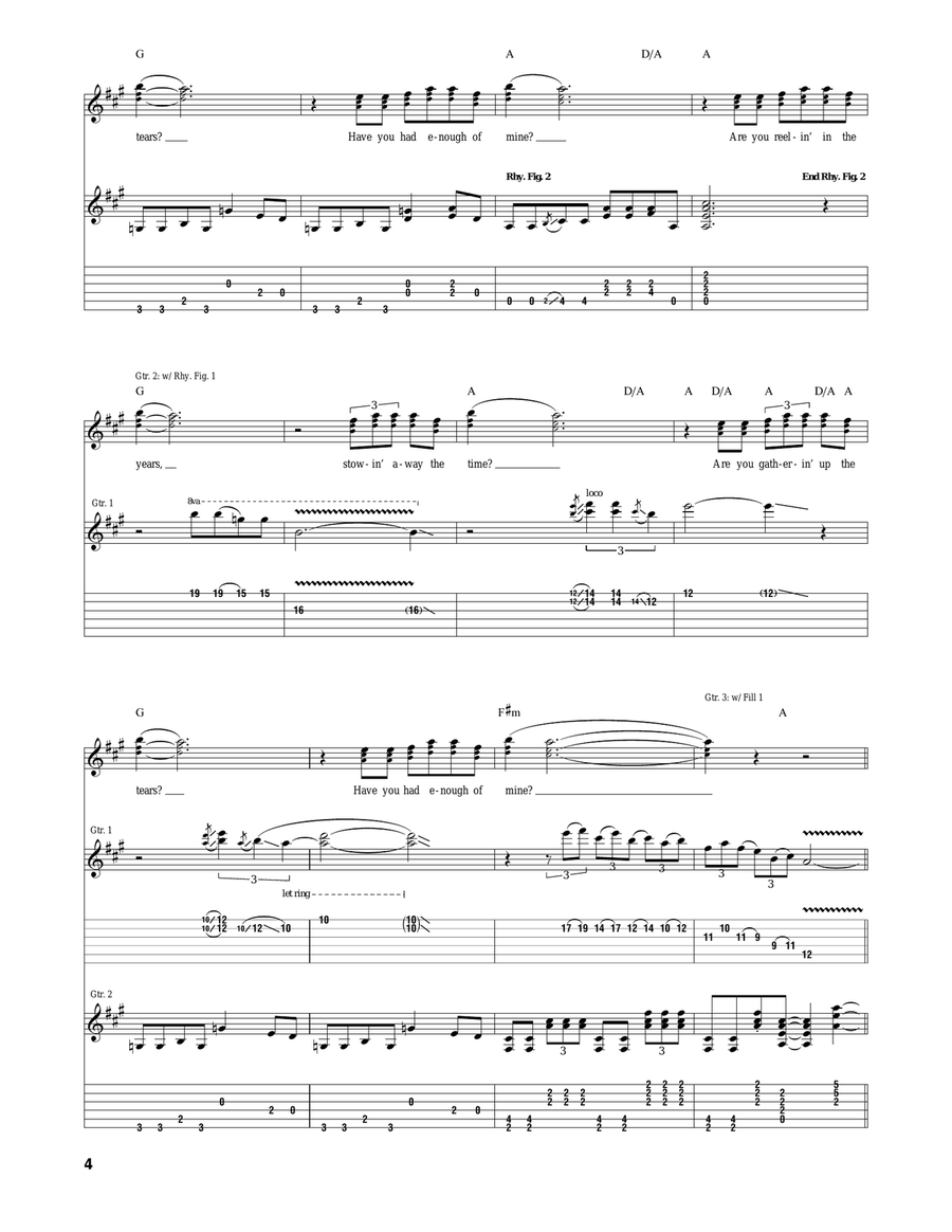 Reeling In The Years Acoustic Guitar scores gallery preview page 4