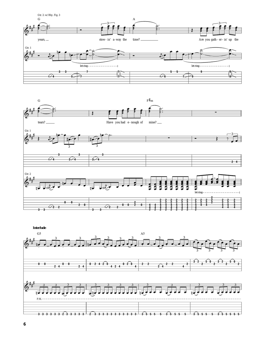 Reeling In The Years Acoustic Guitar scores gallery preview page 6