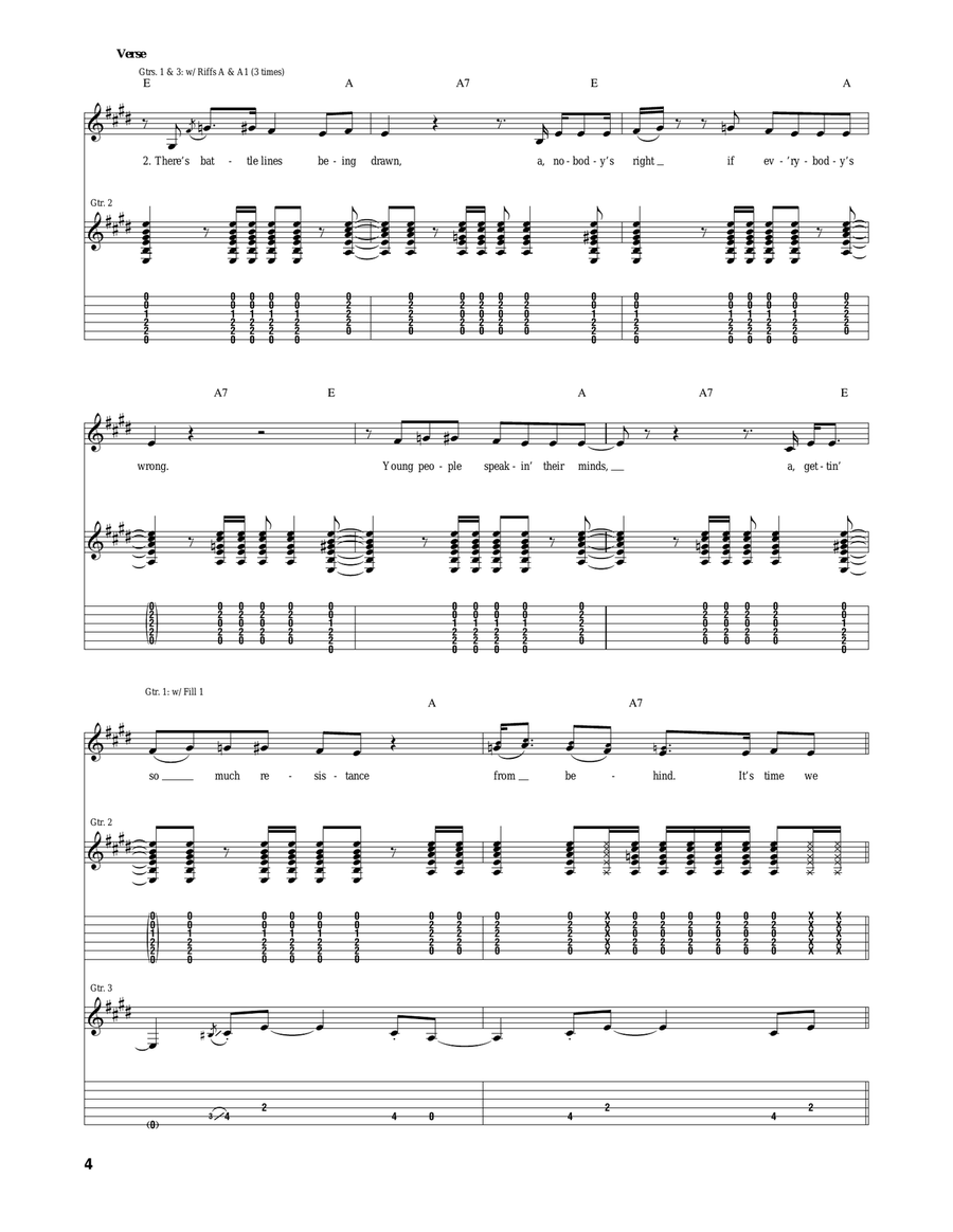 For What It's Worth For What It's Worth Acoustic Guitar scores gallery preview page 4